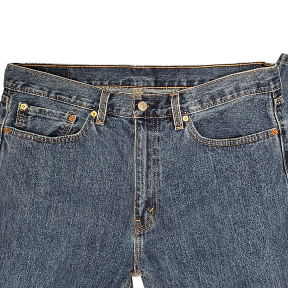 Levis 505 Jeans - Red Tab - Size 36x29 - Straight Leg - Like New - Picture 7 of 12